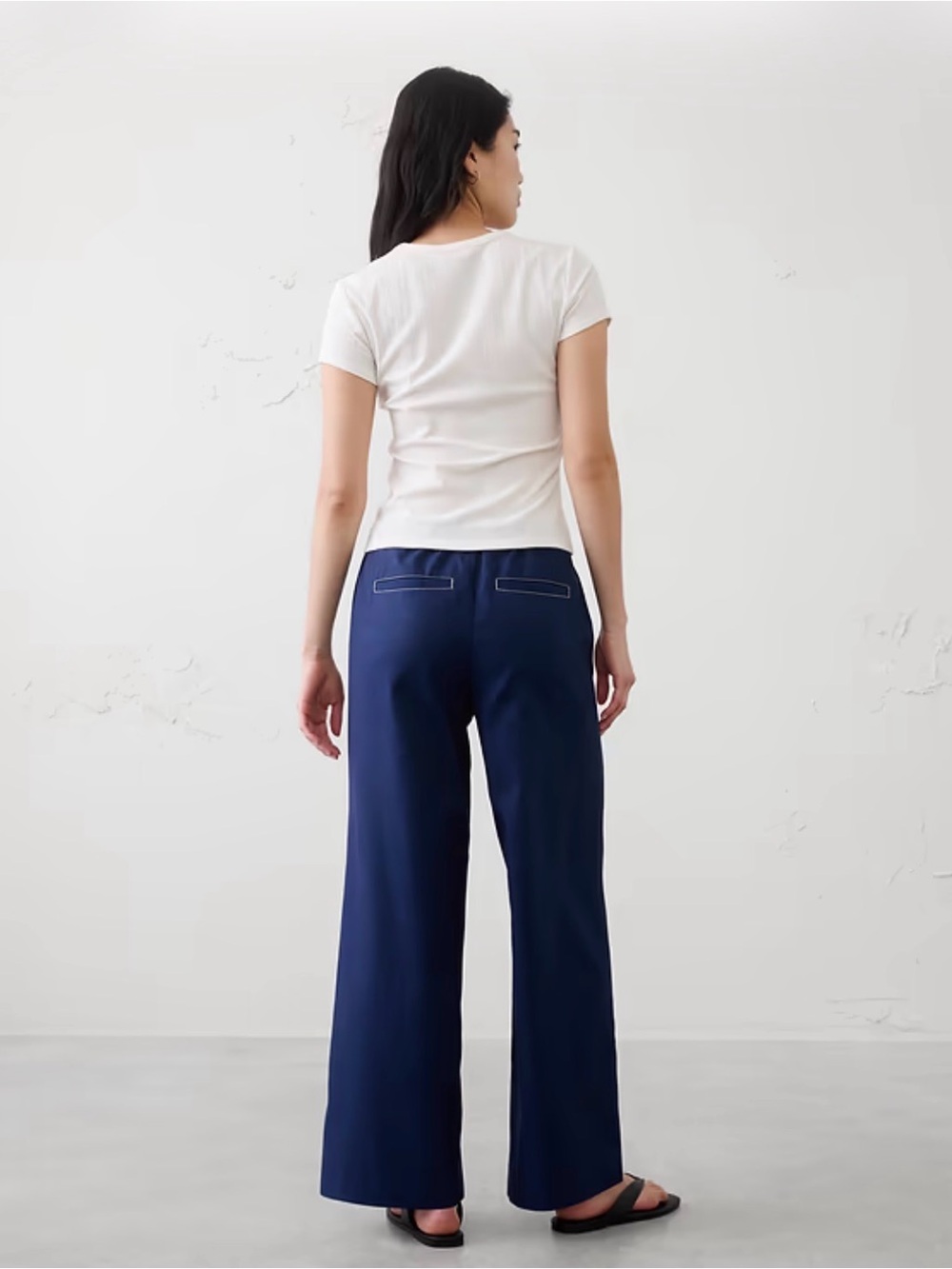 NWT Banana Republic Wide Leg Utility Pants Tan - Picture 2 of 13